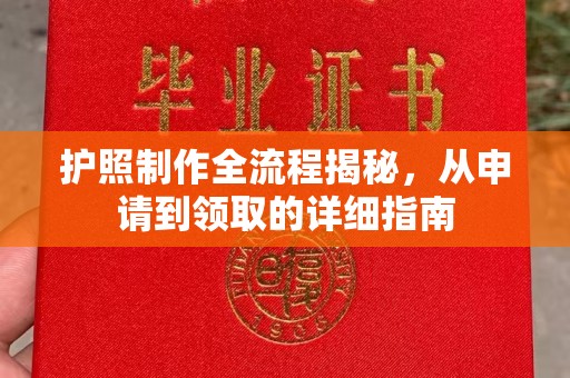 宁乡护照制作全流程揭秘，从申请到领取的详细指南