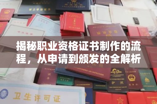 宁乡揭秘职业资格证书制作的流程，从申请到颁发的全解析