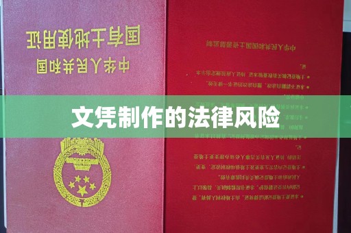 宁乡文凭制作的法律风险