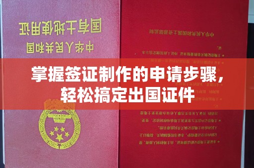宁乡掌握签证制作的申请步骤，轻松搞定出国证件