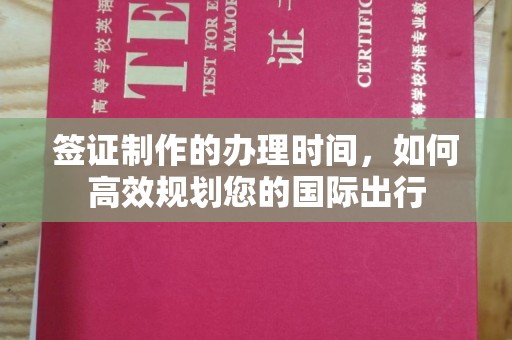 宁乡签证制作的办理时间，如何高效规划您的国际出行