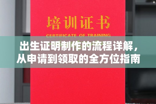 宁乡出生证明制作的流程详解，从申请到领取的全方位指南