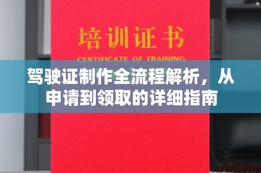 宁乡驾驶证制作全流程解析，从申请到领取的详细指南